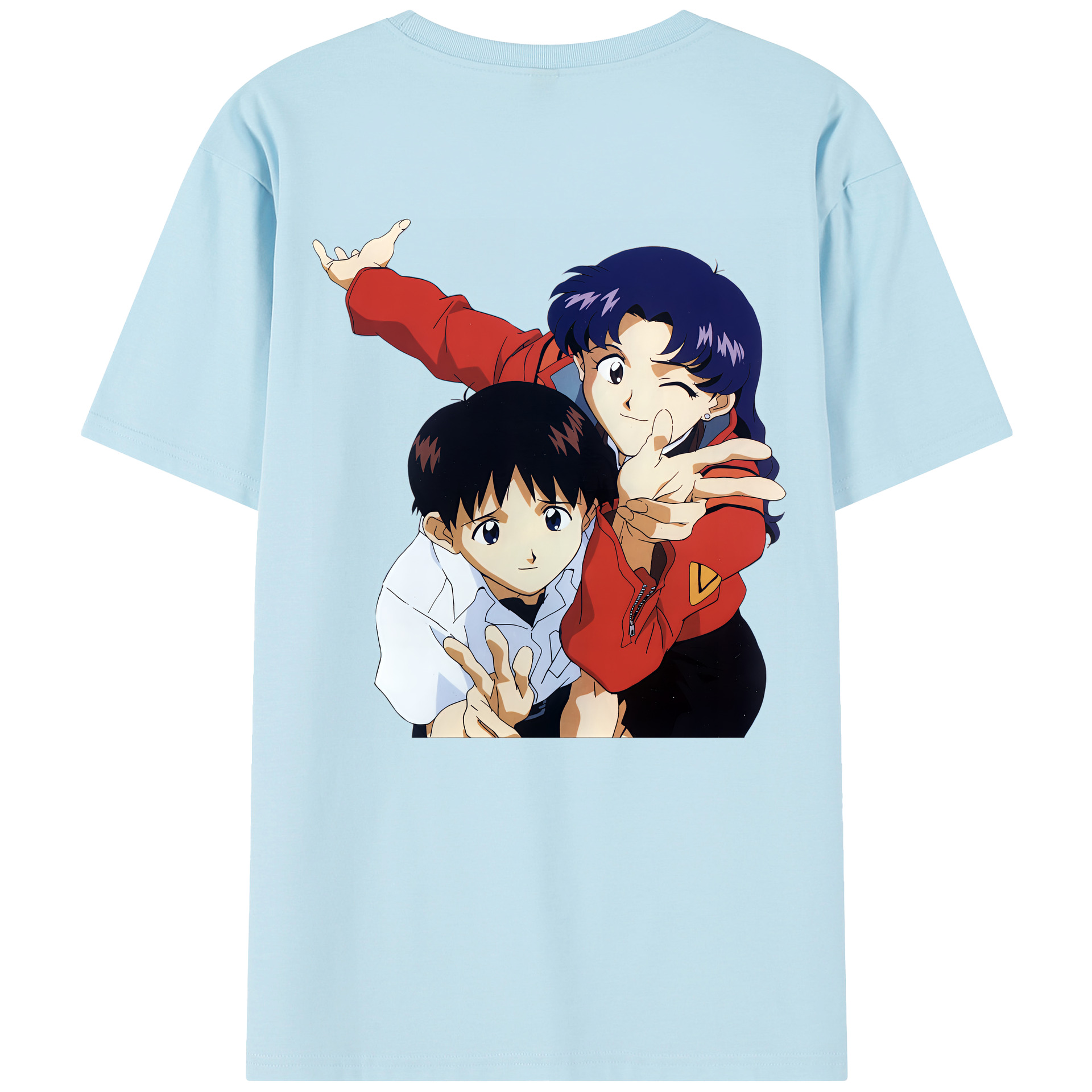 （画像用） EVA 新世紀エヴァンゲリオン 綿100％半袖Tシャツ（背面プリント）